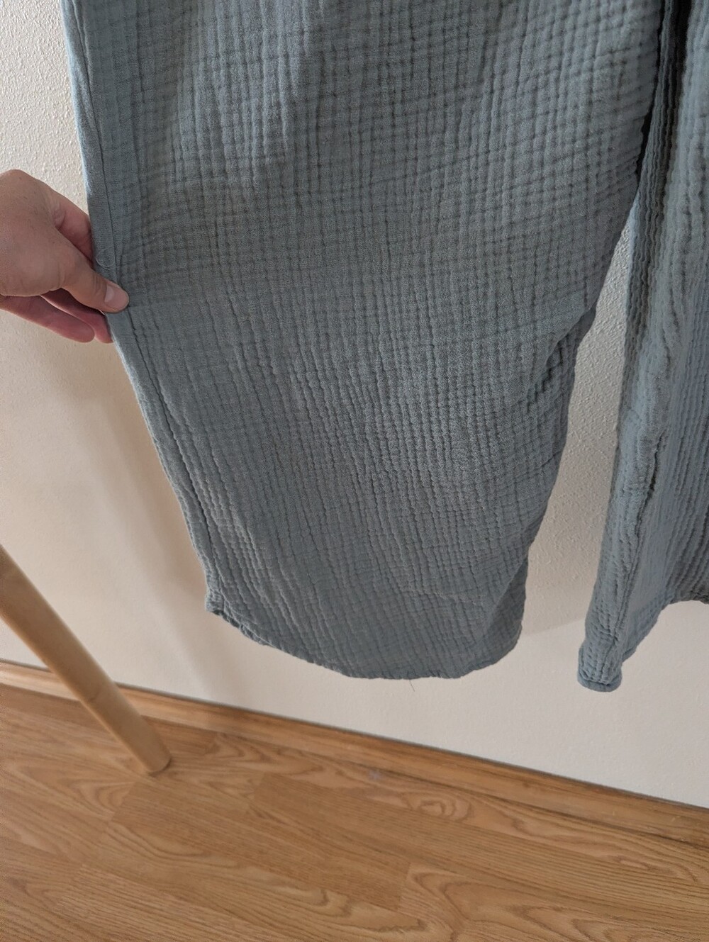 Cotton Gauze Maternity Jumpsuit - Picture 6 of 8
